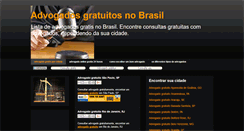 Desktop Screenshot of advogadogratuito.com