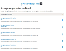 Tablet Screenshot of advogadogratuito.com